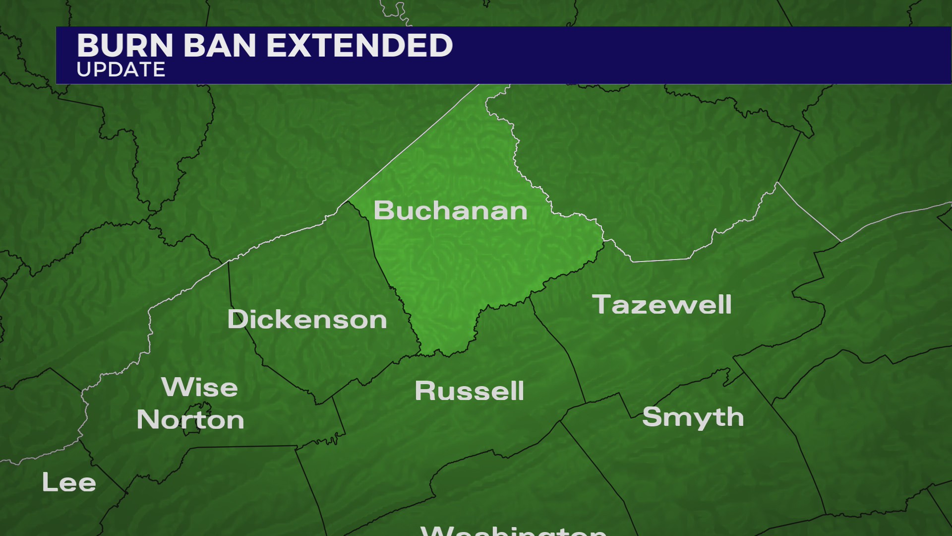 Buchanan County burn ban extended to Dec. 4 WJHL TriCities News