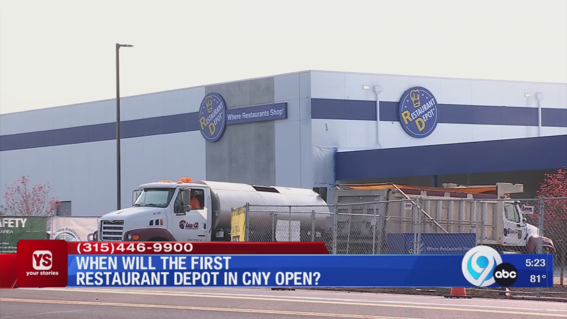 When will Restaurant Depot open in CNY? WSYR