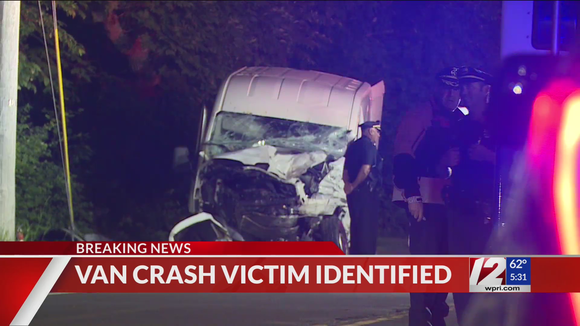 Police ID man killed in Cranston van crash – WPRI.com