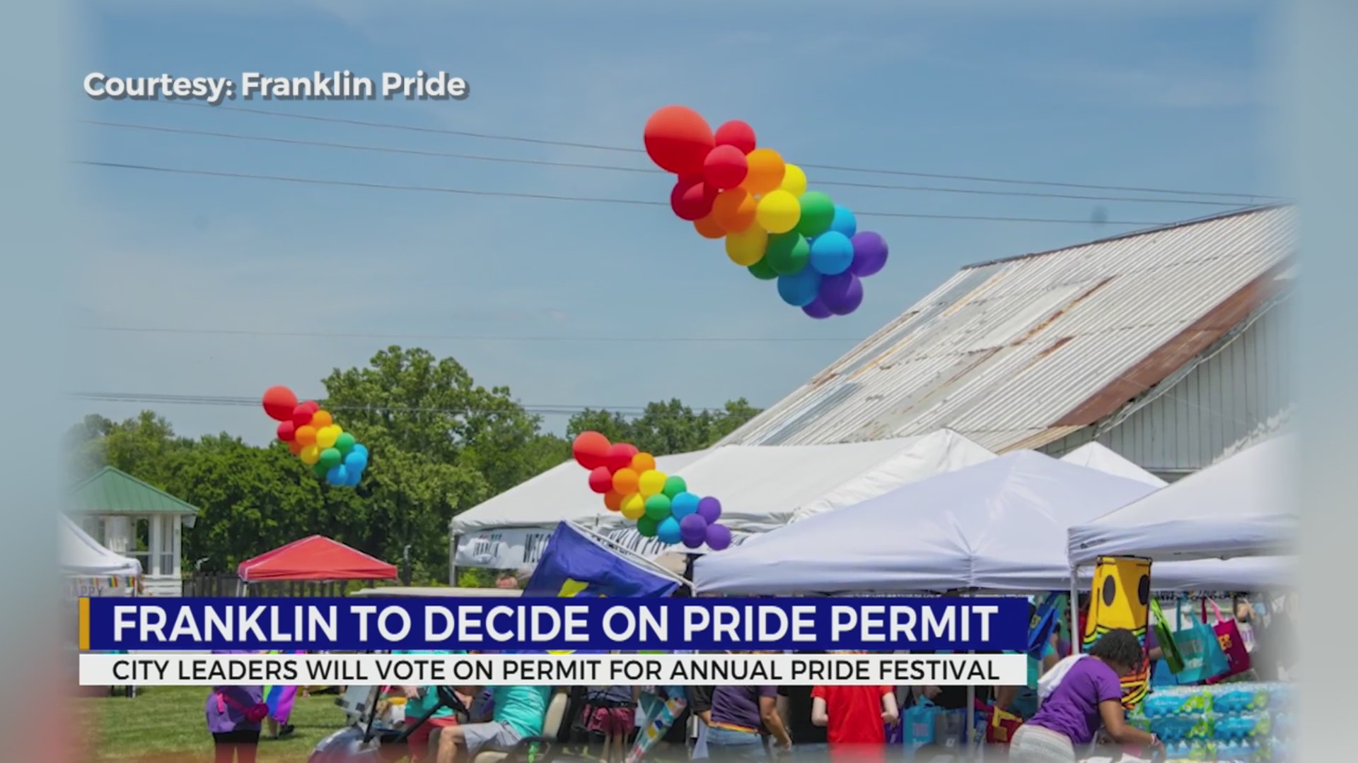 Franklin to decide on pride permit WKRN News 2