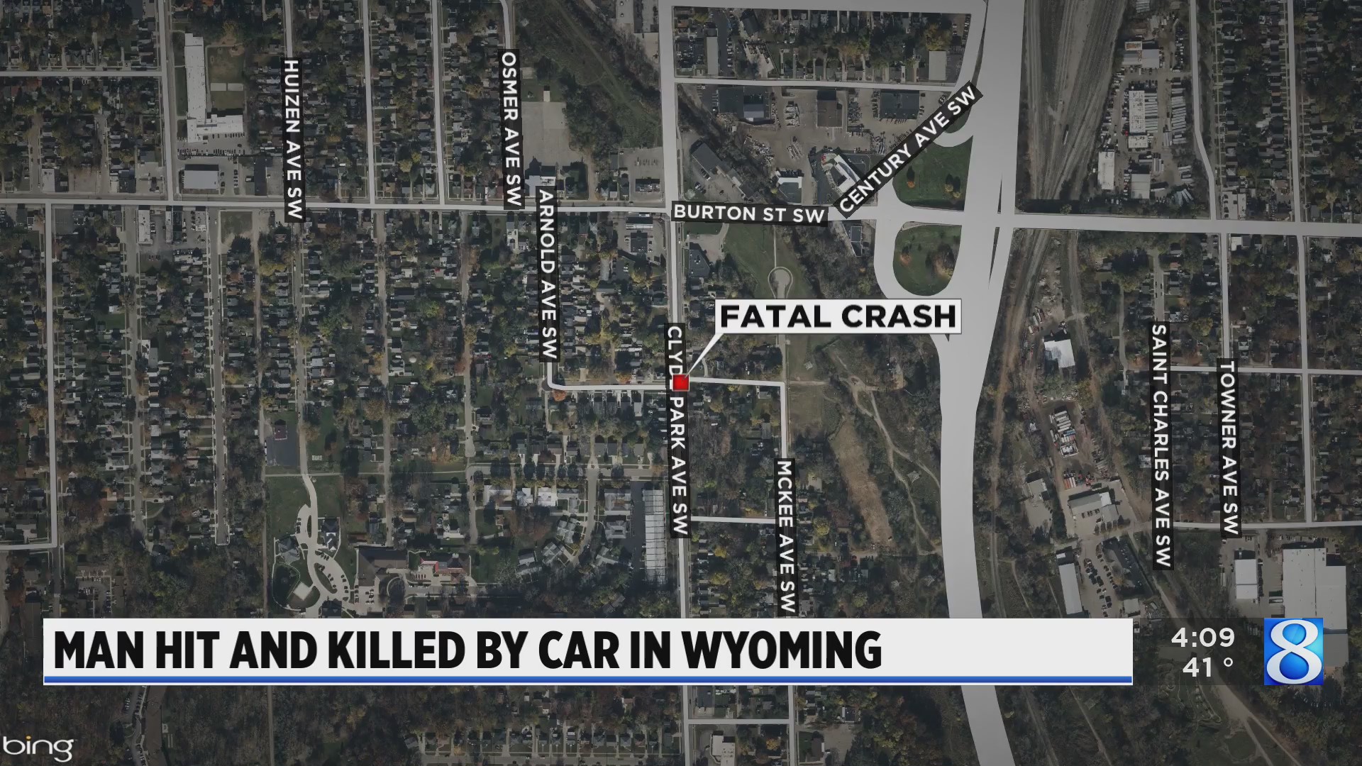 Police: Pedestrian killed when hit by vehicle in Wyoming – WOODTV.com