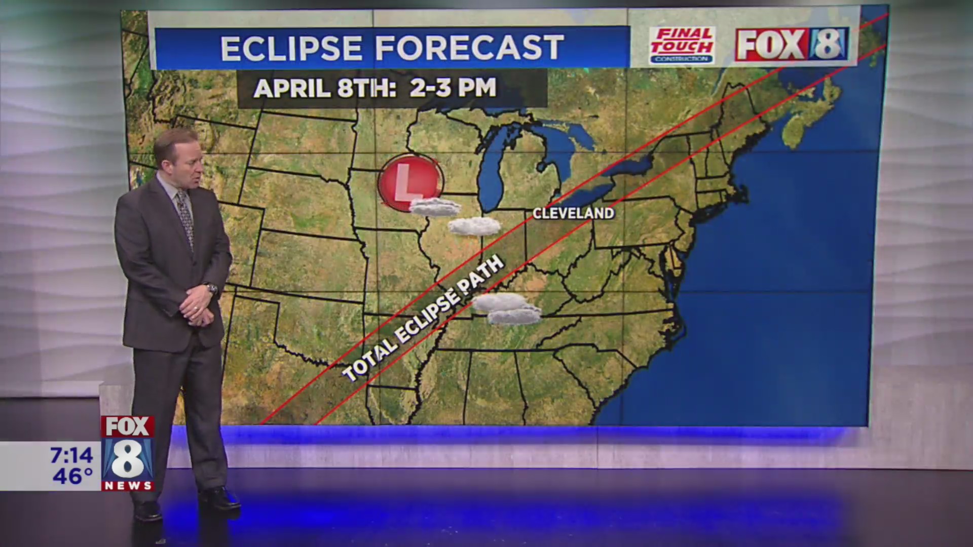 Here it is — the Total Solar Eclipse forecast! – Fox 8 Cleveland WJW