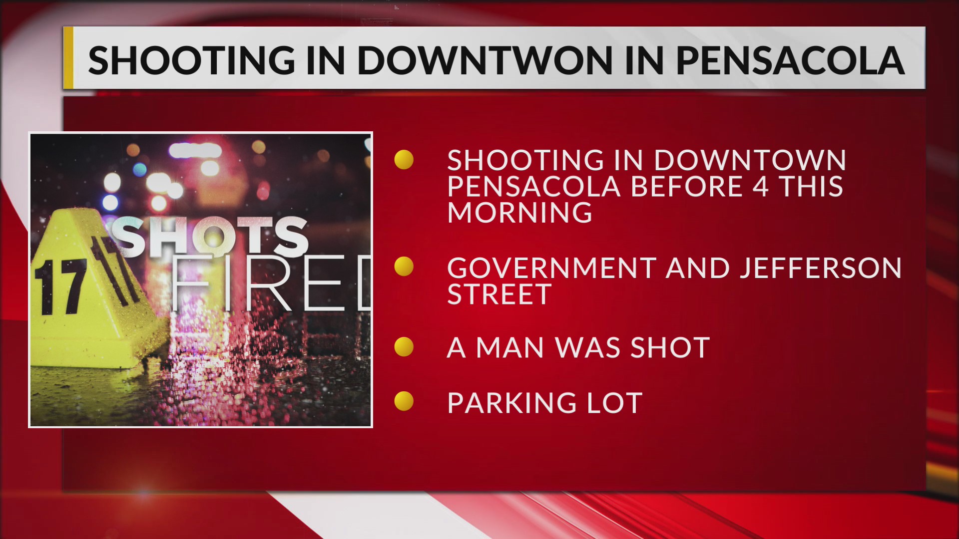 Man shot early Sunday morning in downtown Pensacola – WKRG News 5
