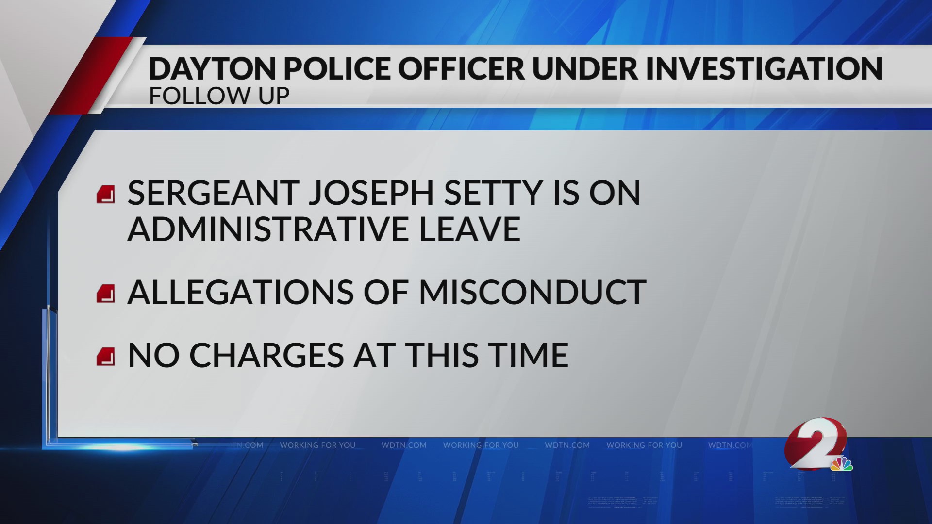 Dayton police officer under investigation by Ohio BCI identified – WDTN.com
