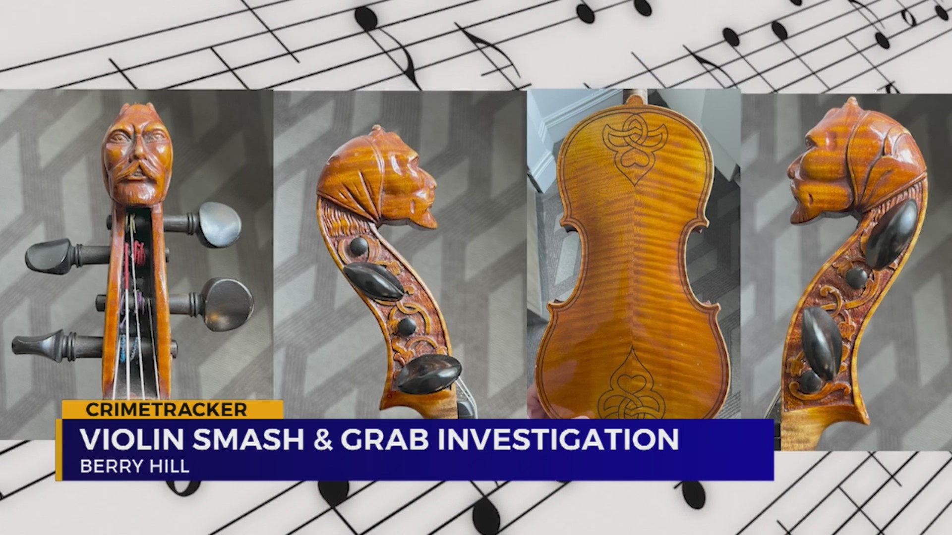 Man with sledgehammer steals violins from The Violin Shop WKRN News 2