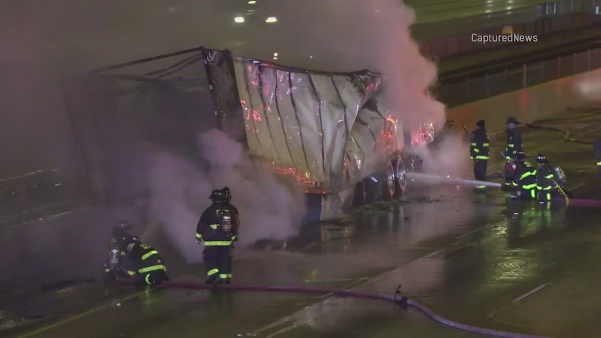 Semi in flames in fatal car crash on Dan Ryan WGNTV