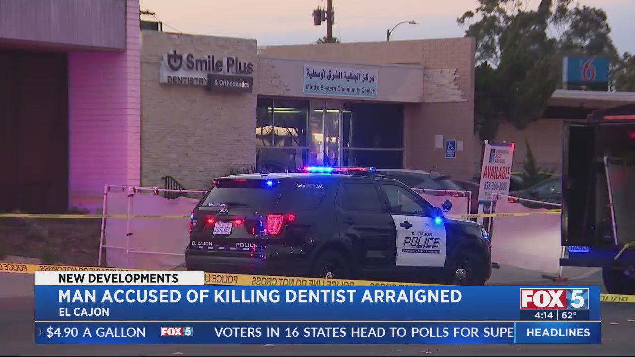 Man accused of killing dentist arraigned – FOX 5 San Diego & KUSI News