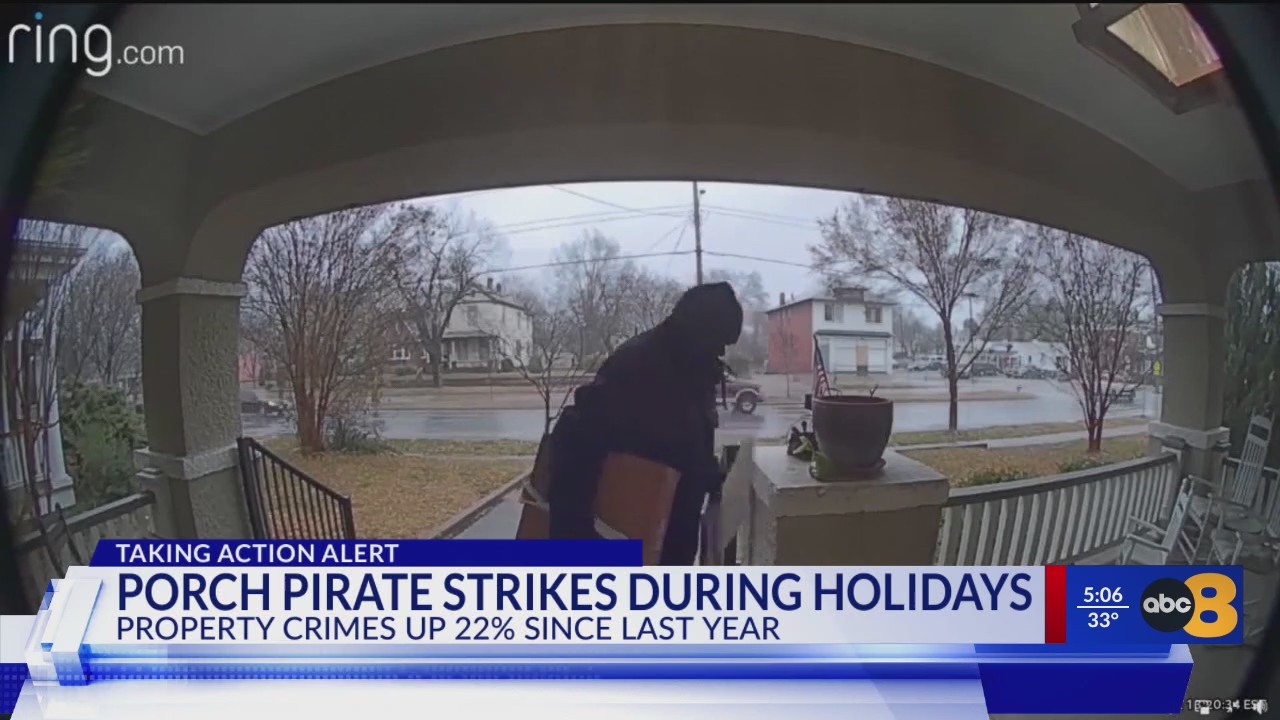 Porch pirate caught on camera stealing package in Richmond neighborhood ...