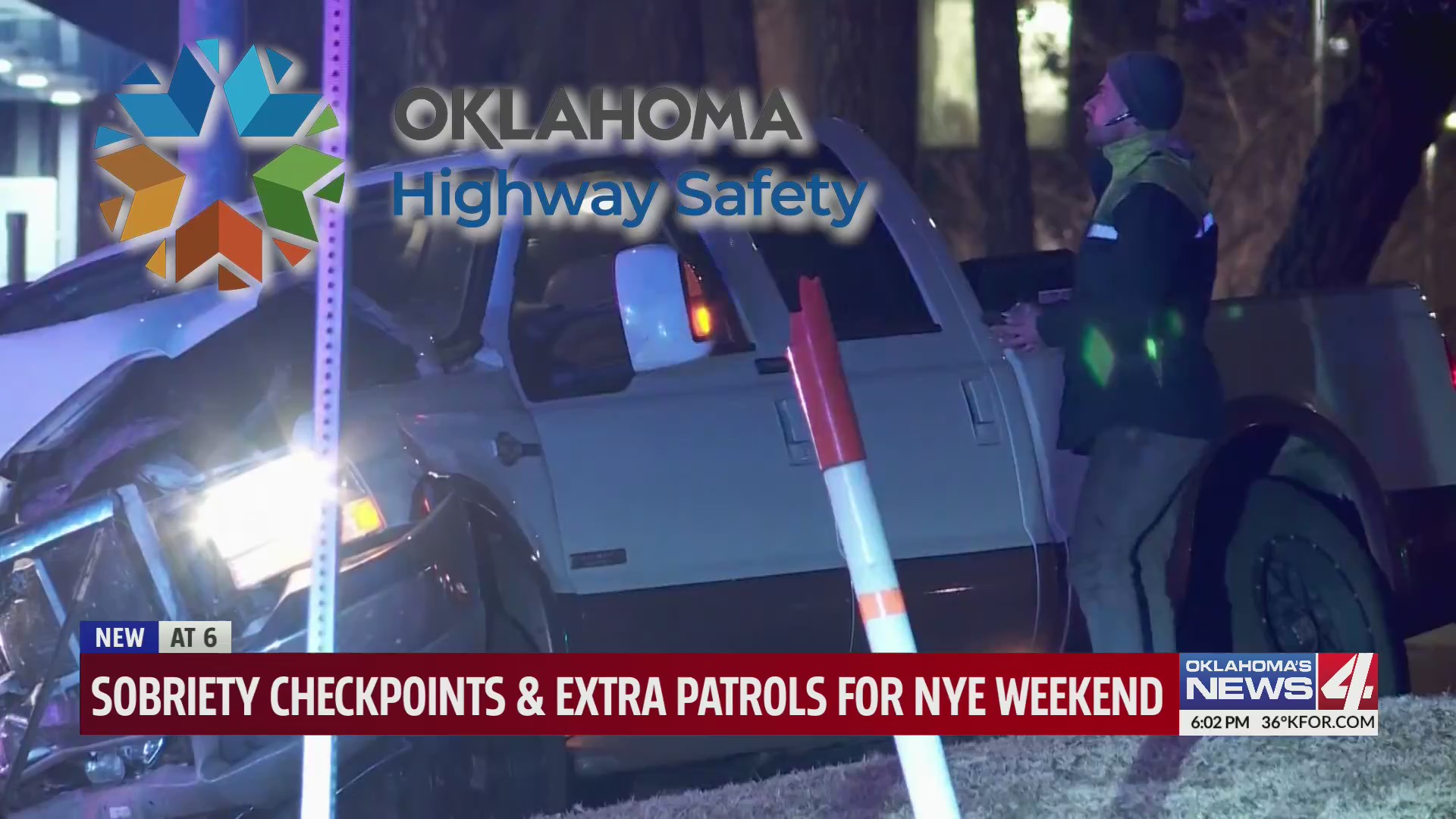 Sobriety checkpoints & extra patrols for NYE weekend