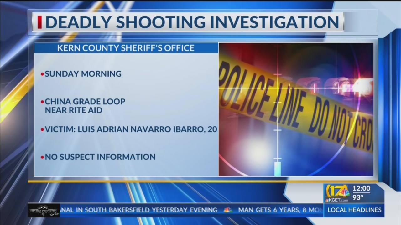 China Grade Loop shooting investigation – KGET 17 News