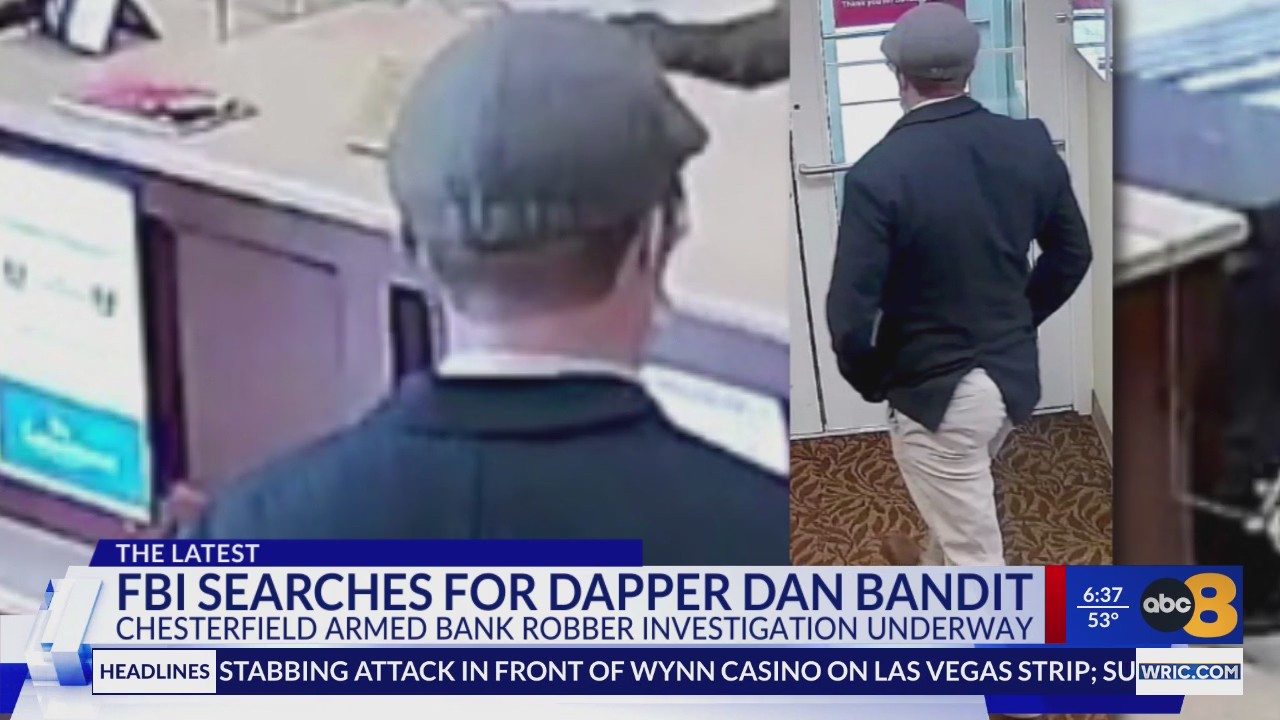 FBI Richmond looking for armed and dangerous “Dapper Dan Bandit” – WRIC ...