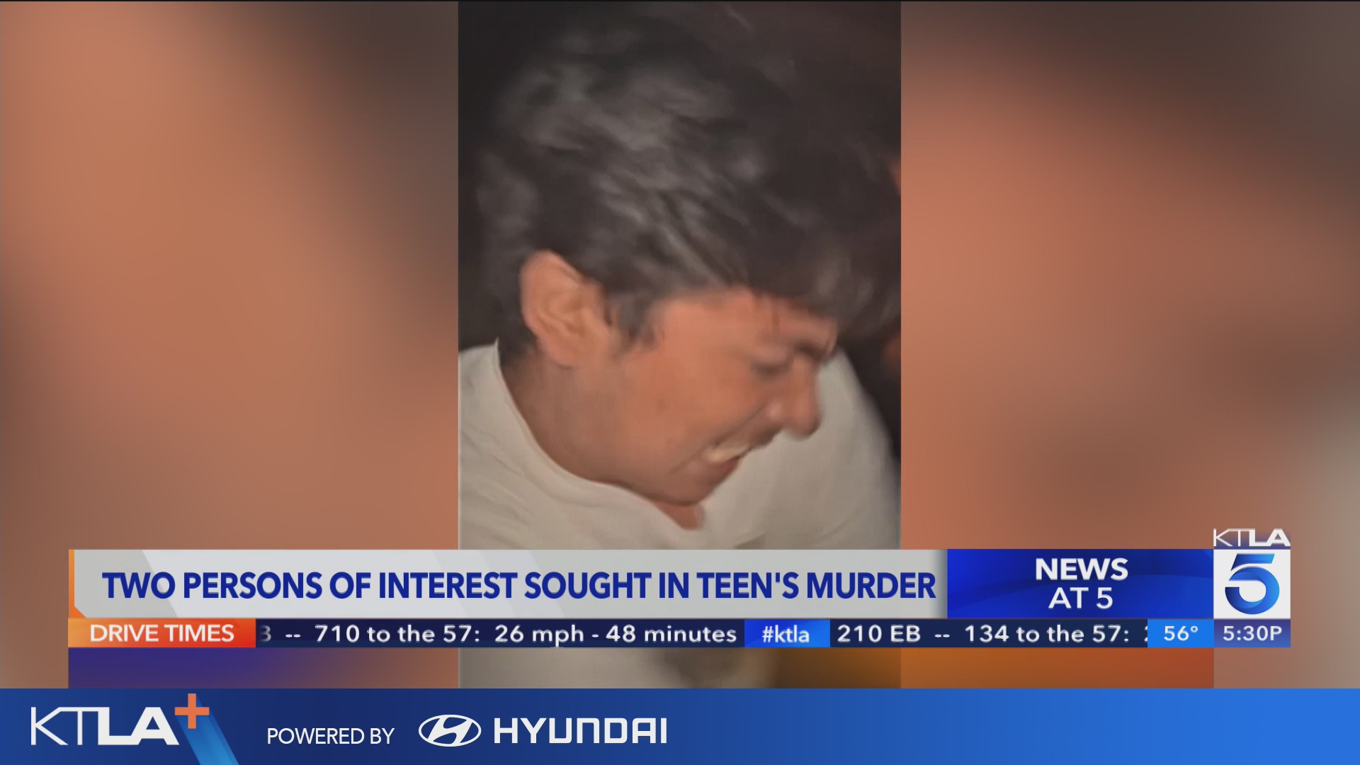 Two persons of interest sought in teen’s murder – KTLA