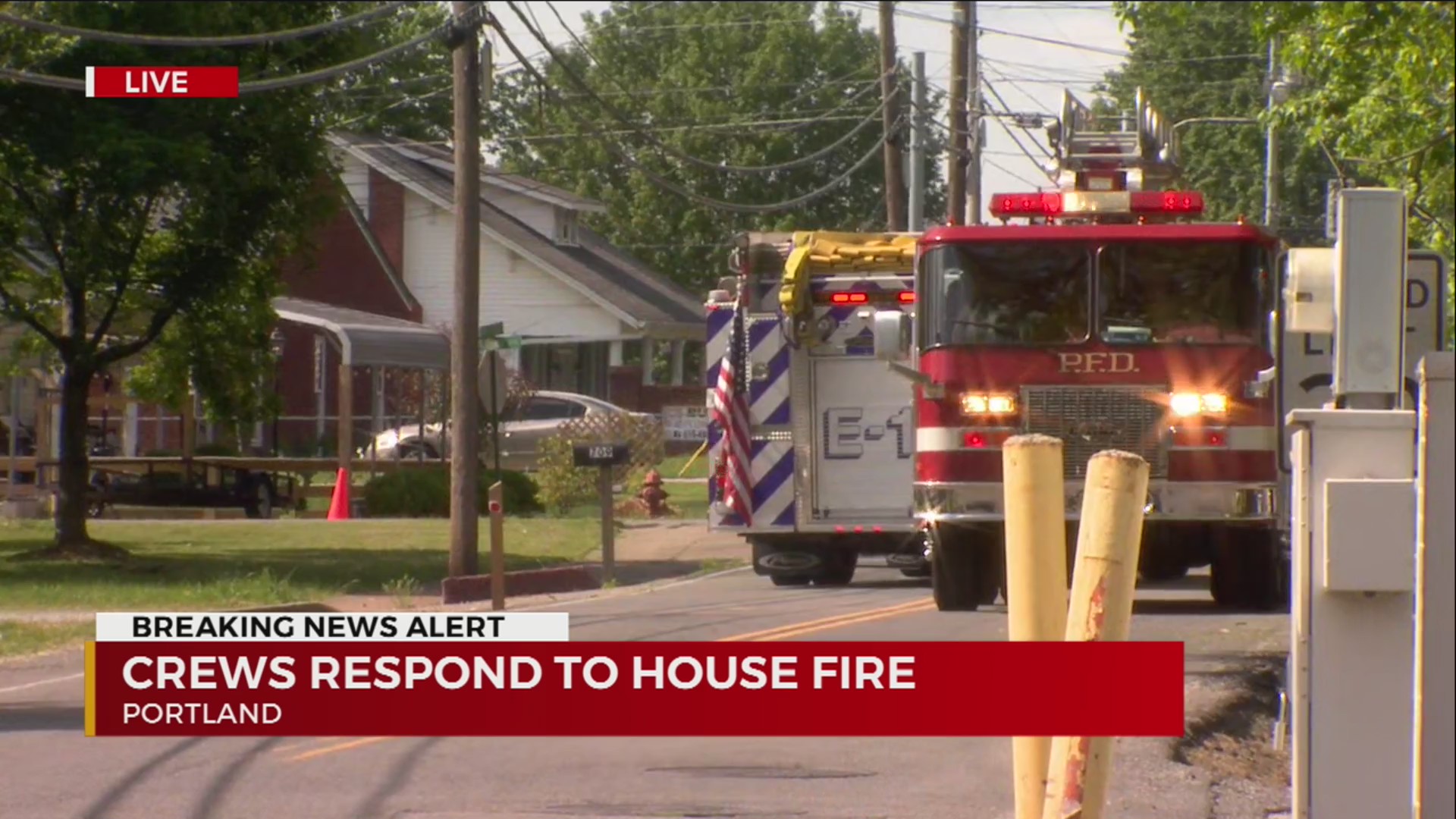 Crews respond to Portland house fire – WKRN News 2