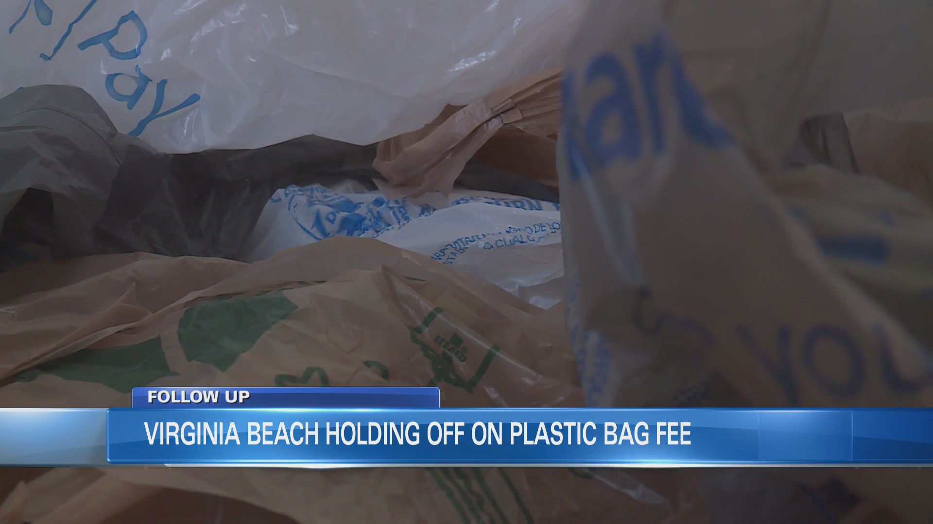 Virginia Beach to bag plastic bag fee proposal, for now