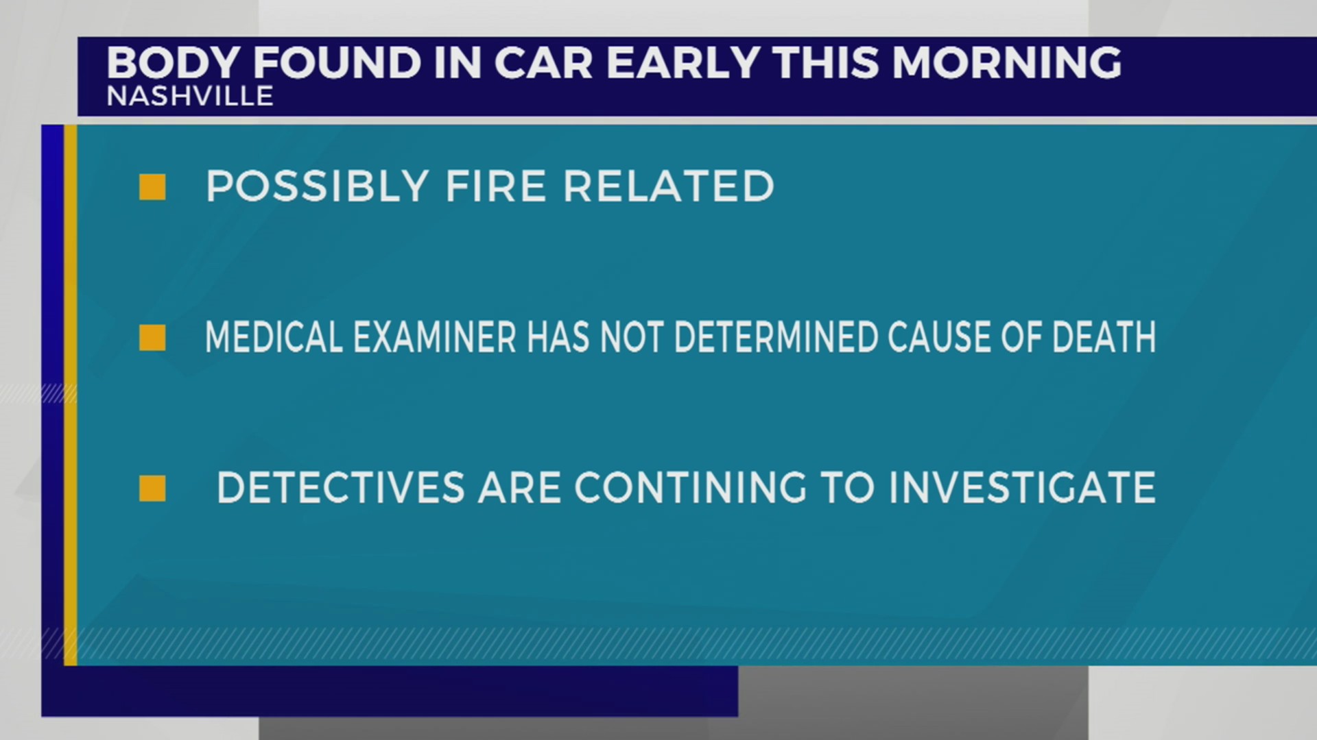 Body found in car early Friday morning – WKRN News 2