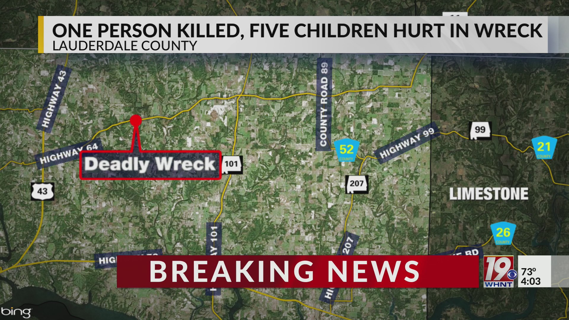 Fatal Wreck in Lauderdale County | March 30, 2023 | News 19 at 4 p.m. –  WHNT.com