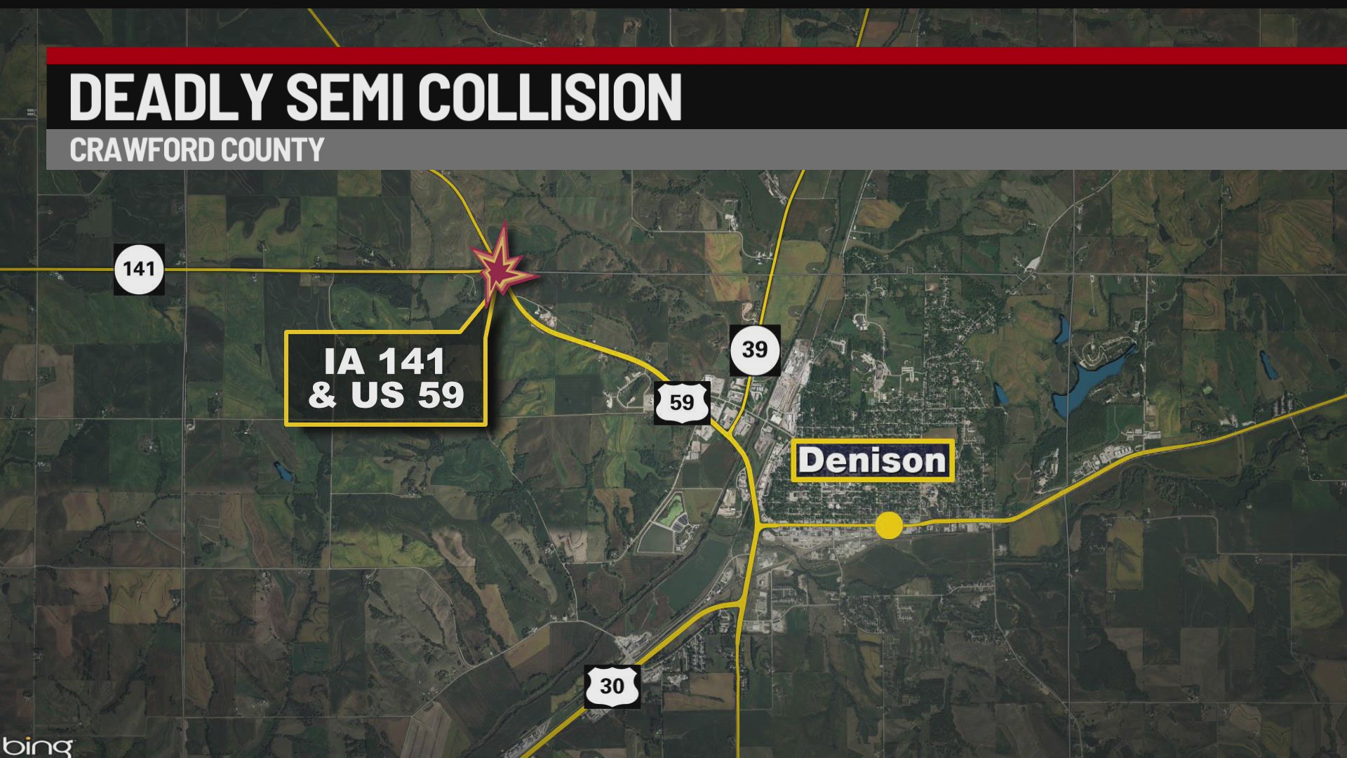 Carroll man dead after crash involving 2 semis in Crawford County ...