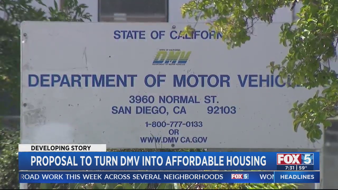 Hillcrest DMV Could Turn Into Affordable Housing – FOX 5 San Diego ...