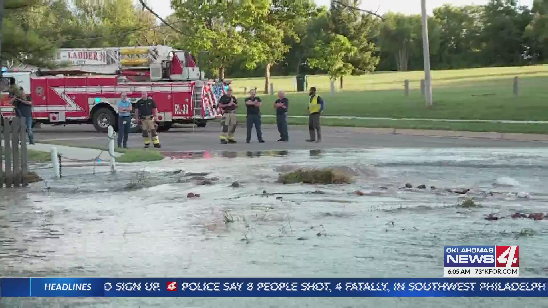 NW OKC road closes due to water main break – KFOR.com Oklahoma City