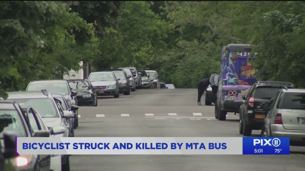 Man riding motorized bike hit and killed by MTA bus in Queens – PIX11