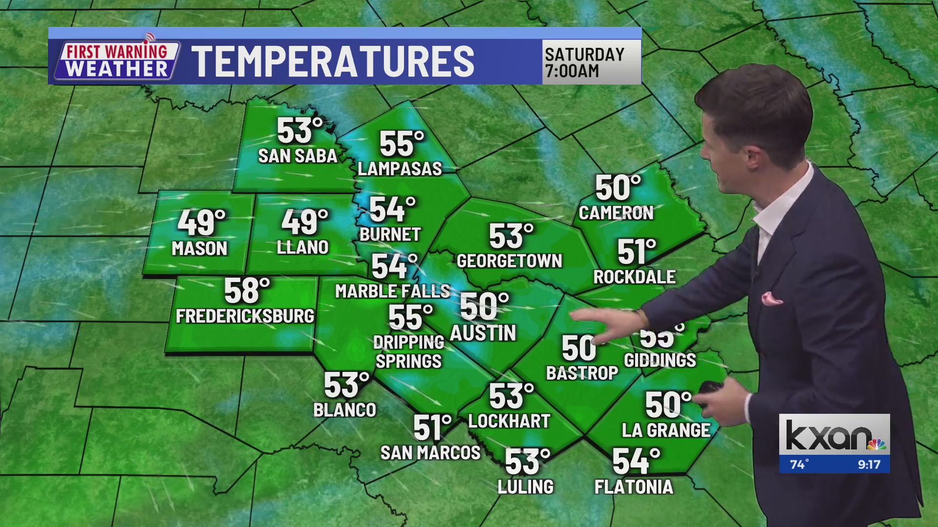 Friday overnight First Warning Forecast – KXAN Austin
