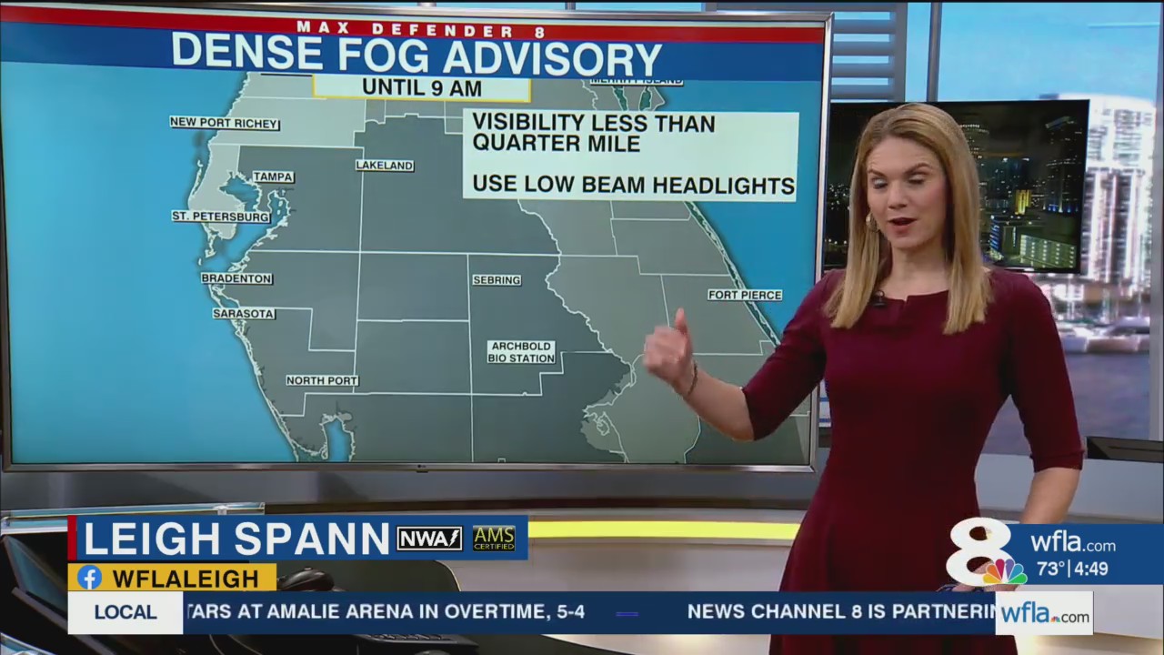 Front heads south and cooler air arrives – WFLA