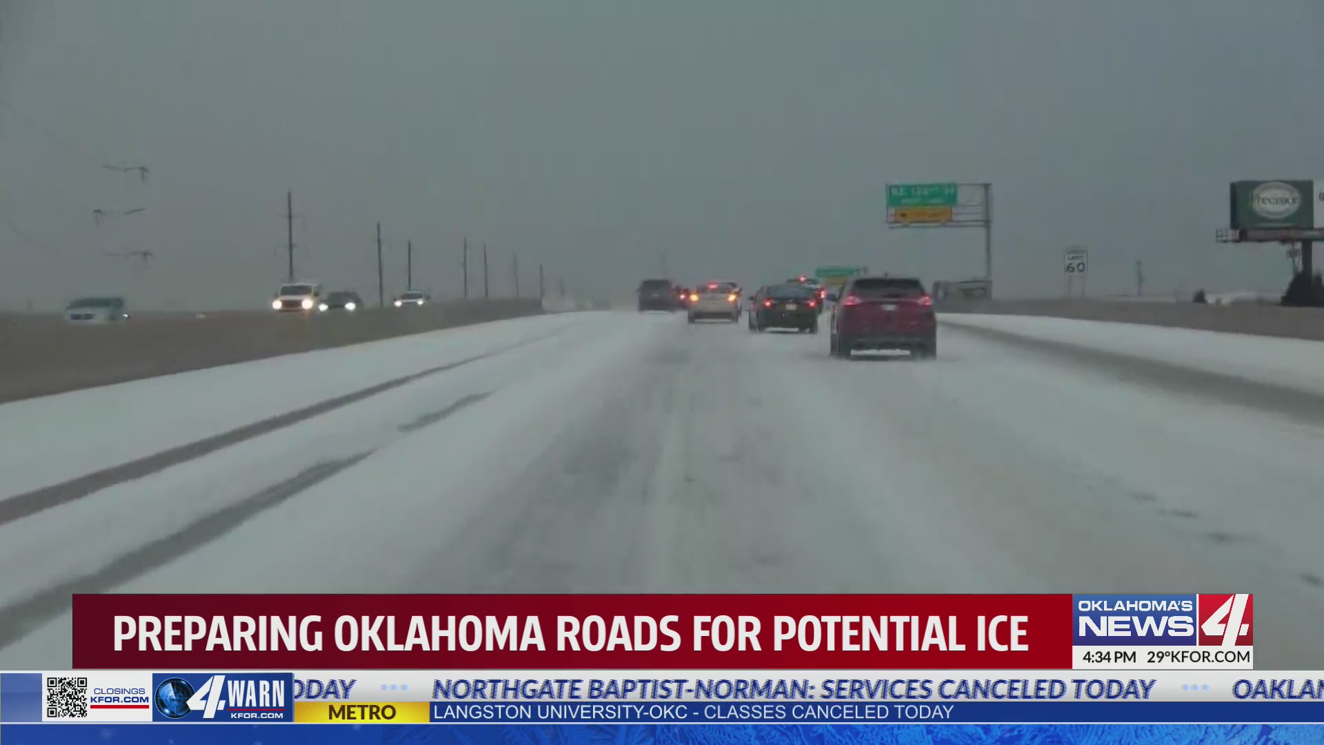 Preparing Oklahoma roads for potential ice – KFOR.com Oklahoma City