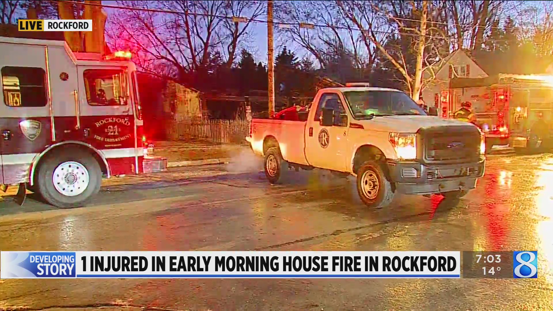 Rockford house total loss after fire – WOODTV.com
