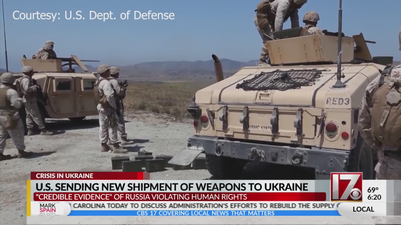 US sending more weapons to Ukraine as Russia gears up for new assault ...
