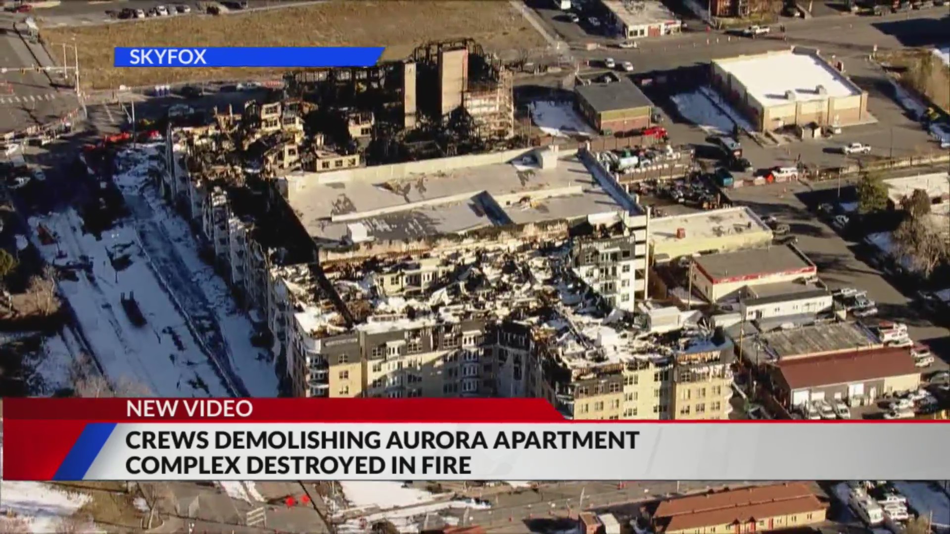 Crews to demolish Aurora apartment destroyed in fire – FOX31 Denver