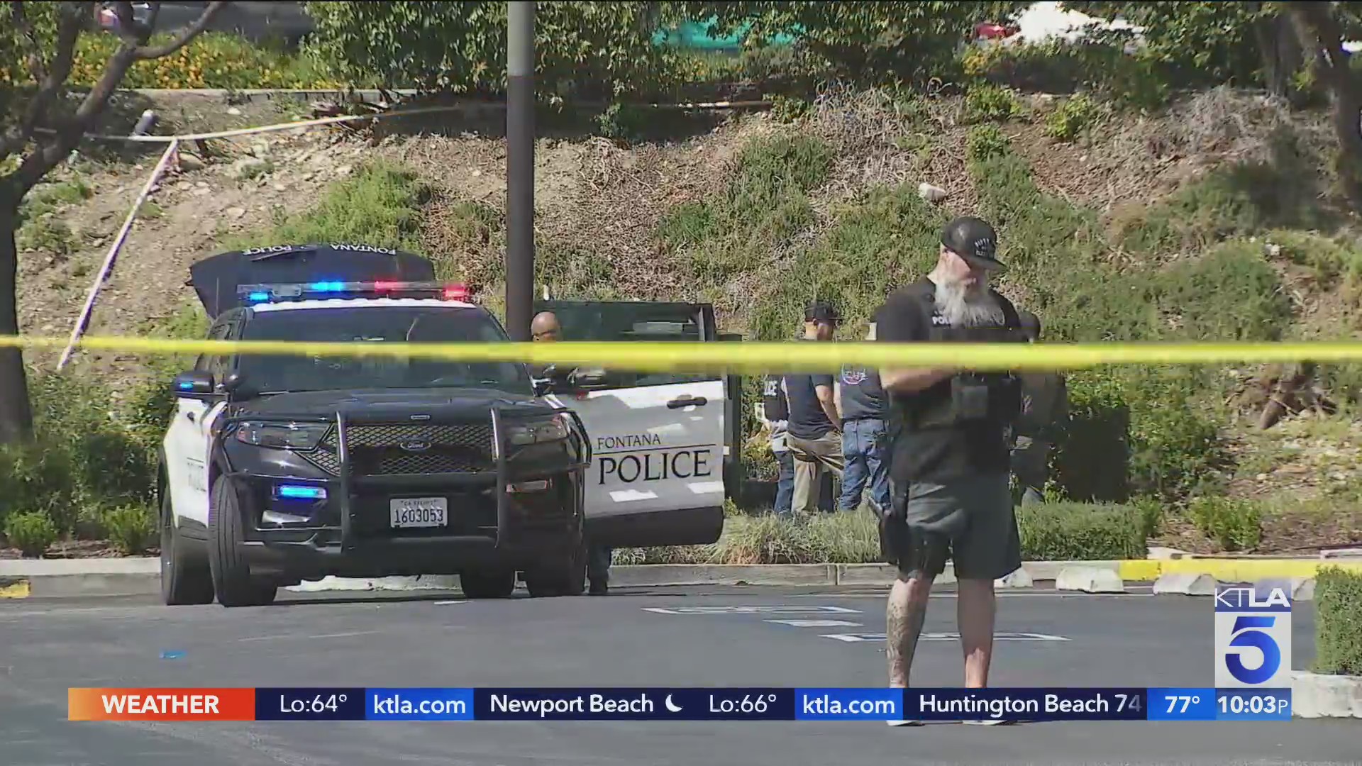 Fontana bank robber shot and killed by police after trying to blend in ...