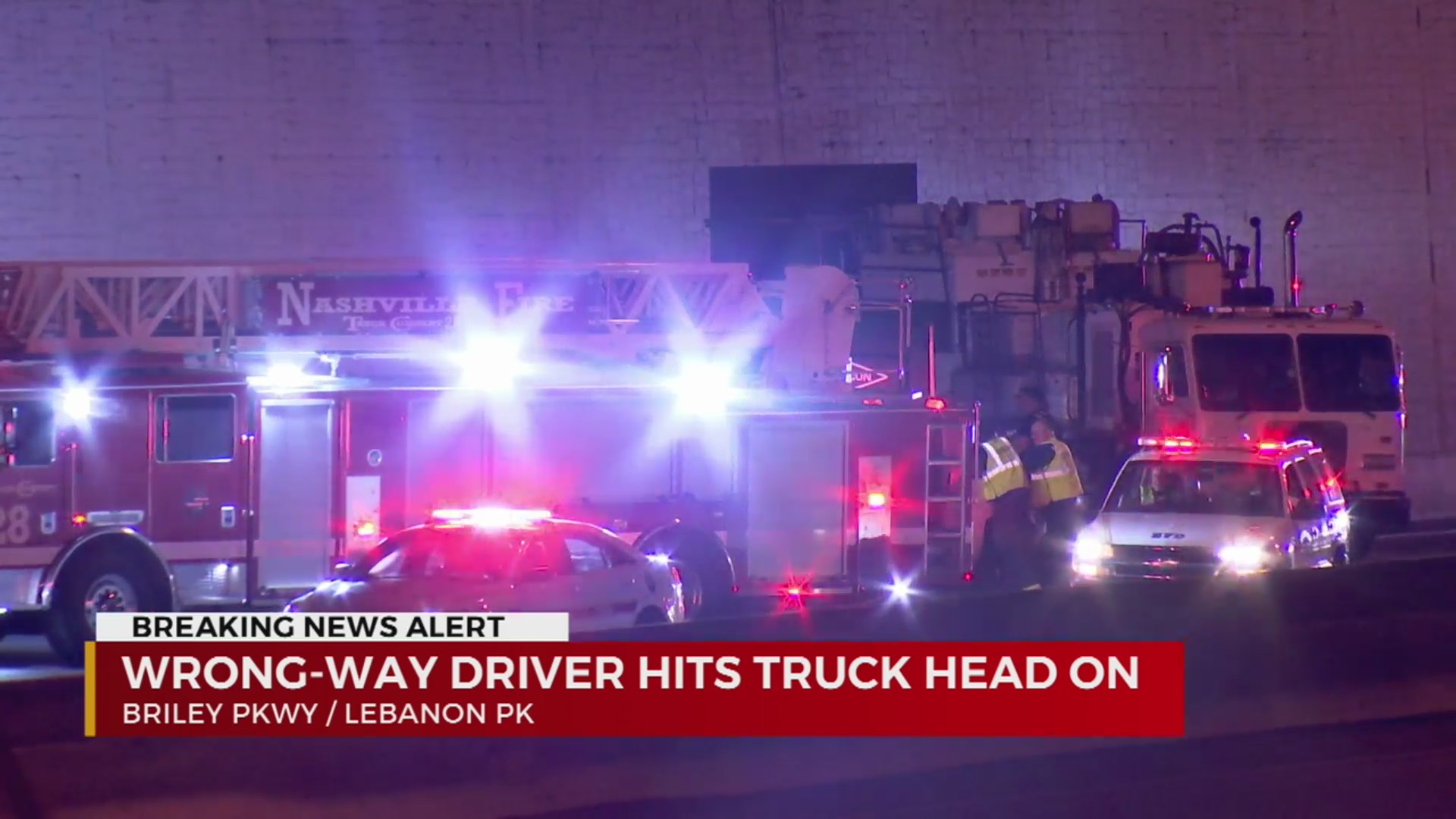 Wrong-way crash on Briley Parkway – WKRN News 2