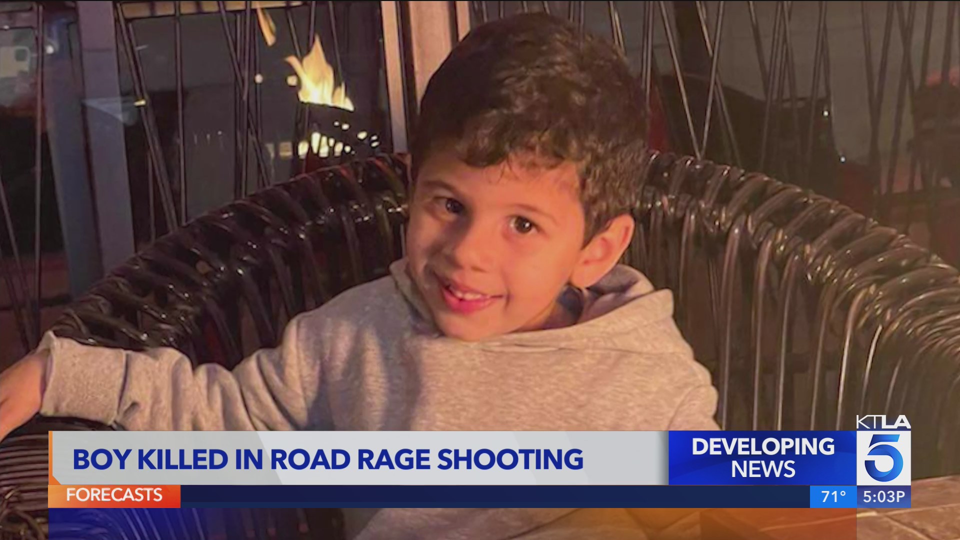 Boy, 4, killed in road rage shooting remembered – KTLA