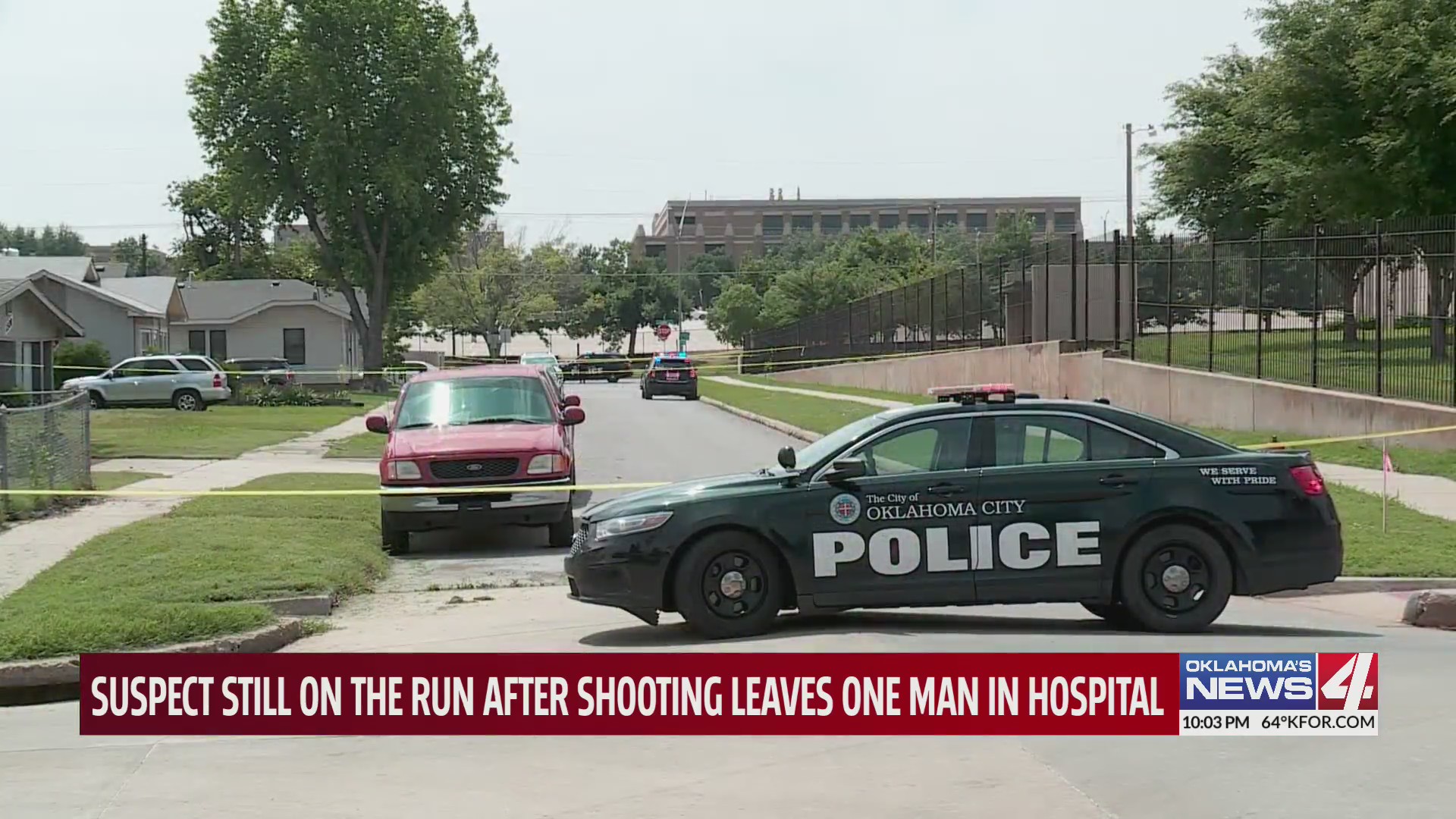 Suspect on the run after shooting leaves one in hospital – KFOR.com ...