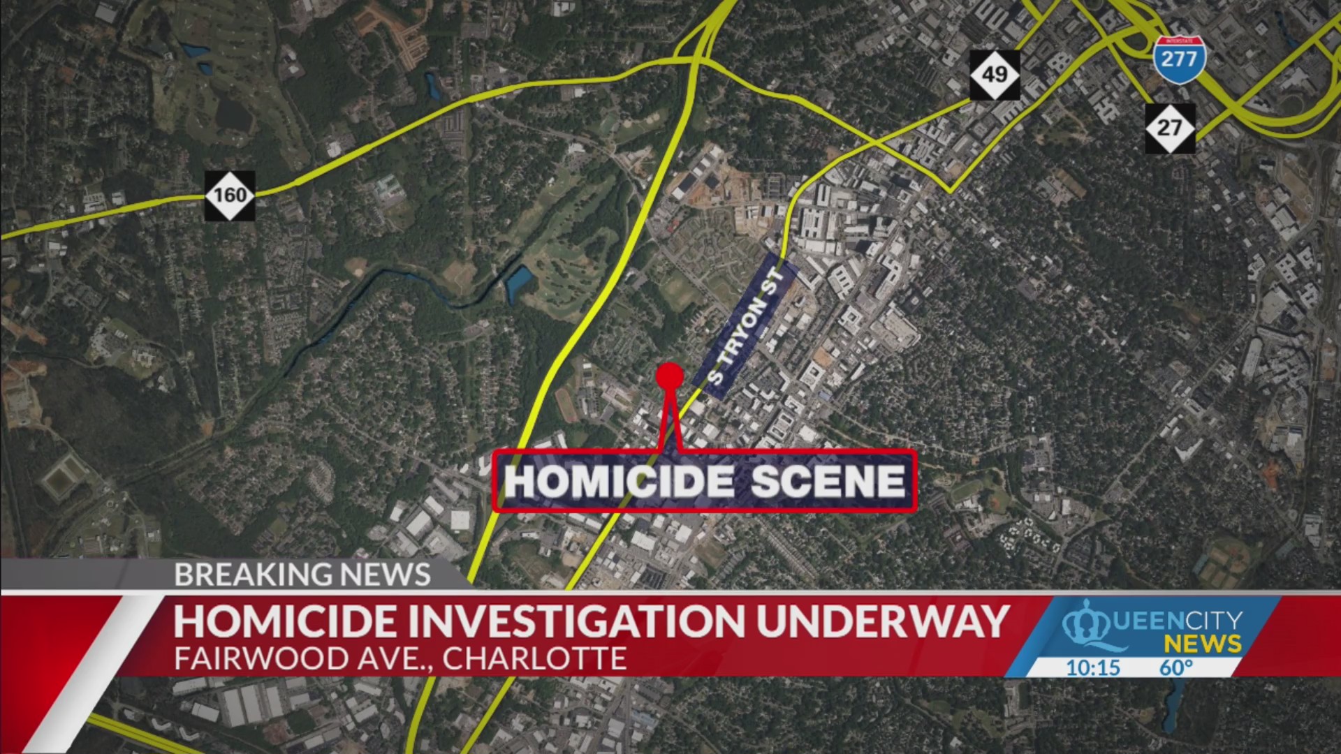 One dead following homicide near South End: CMPD – Queen City News