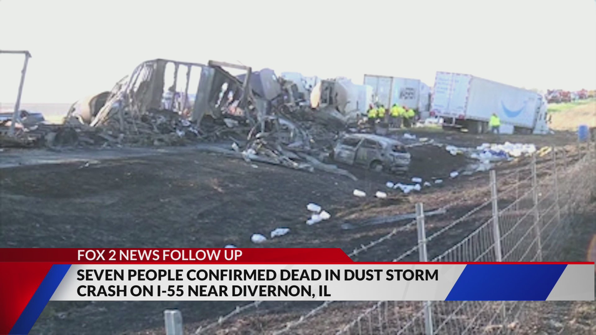 7 people confirmed dead in Illinois dust storm crashes – FOX 2