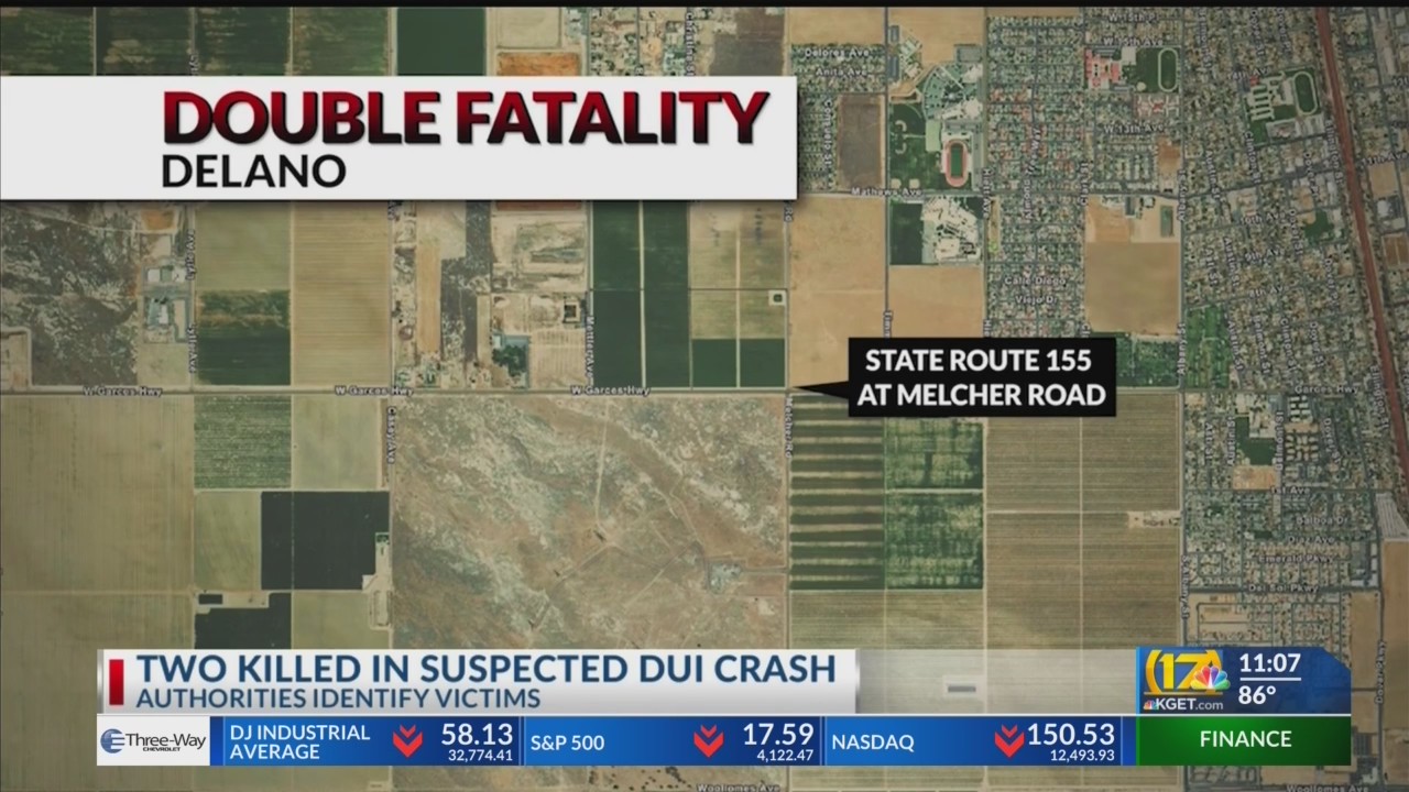 2 killed in a crash after driver runs stop sign, identified – KGET 17 News
