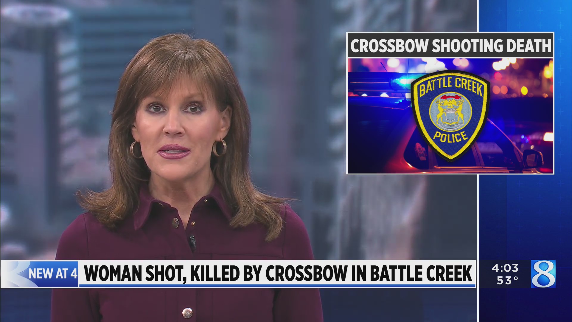 Suspect arrested after woman killed with crossbow – WOODTV.com