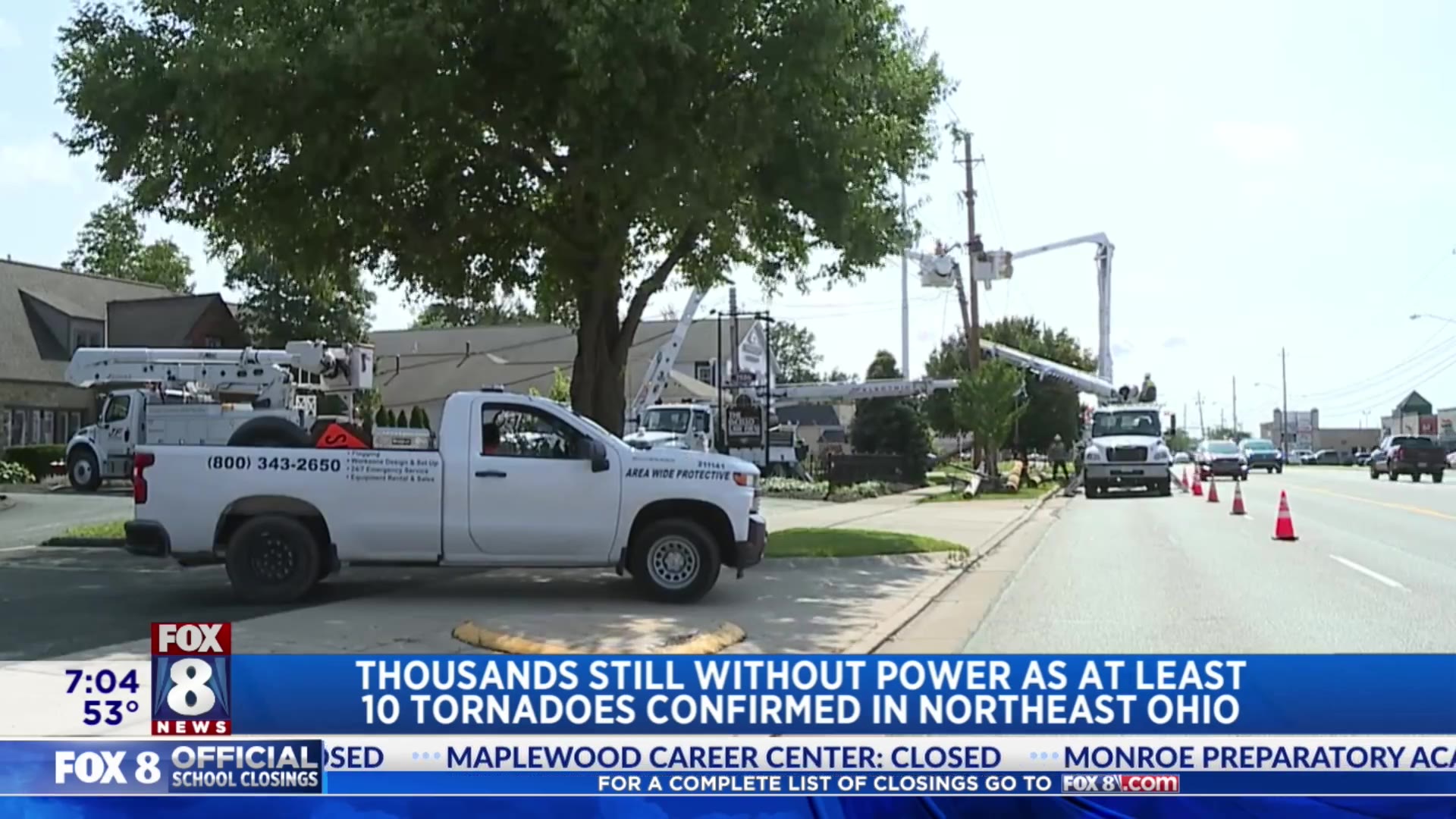 Thousands still without power after tornadoes hit NE Ohio – Fox 8 ...