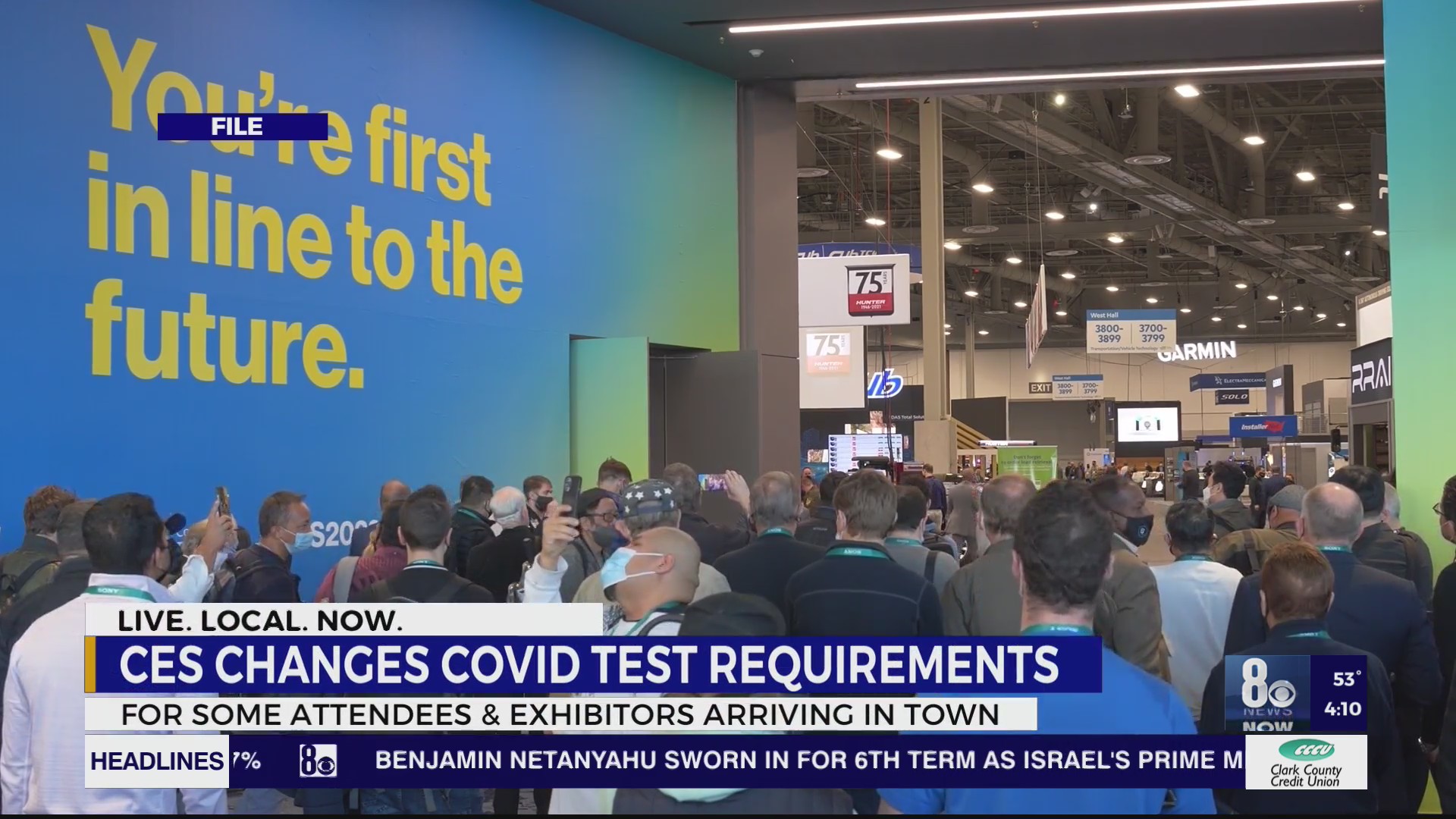 CES changes Covid test requirements for some attendees and exhibitors