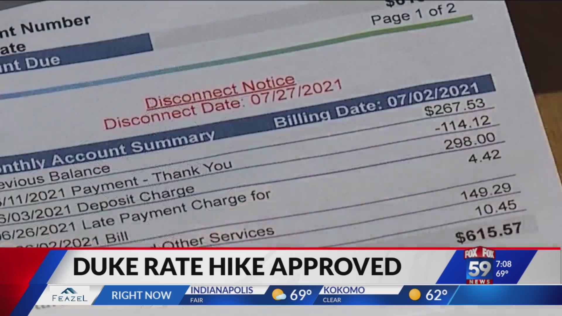 IURC approves Duke Energy’s 7.2% rate hike – Fox 59