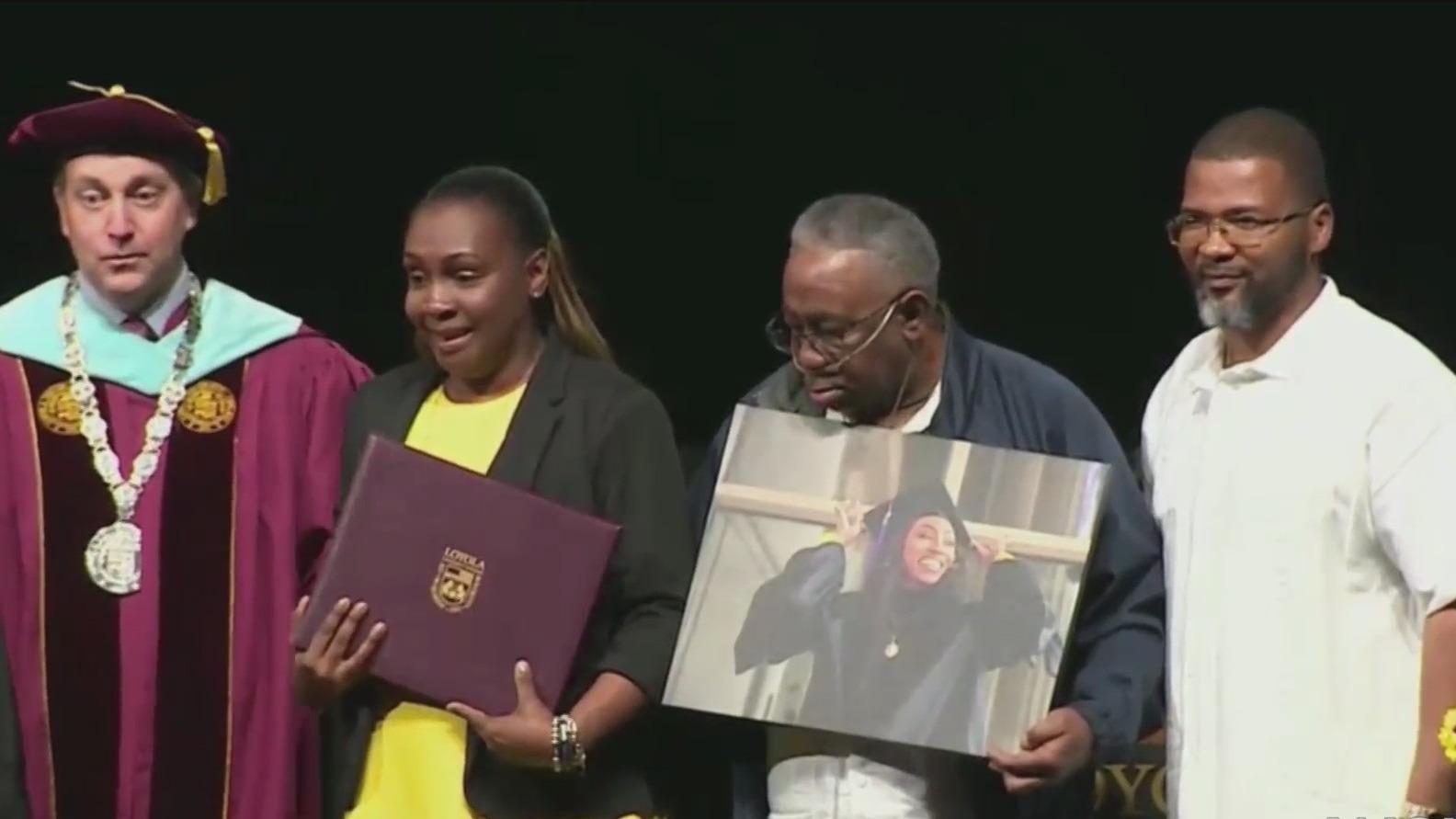 Fallen CPD Officer Areanah Preston honored at Loyola graduation – WGN-TV