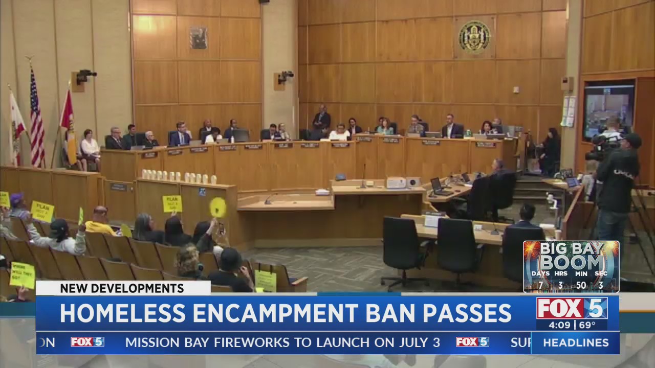 Homeless Encampment Ban Passes – FOX 5 San Diego & KUSI News