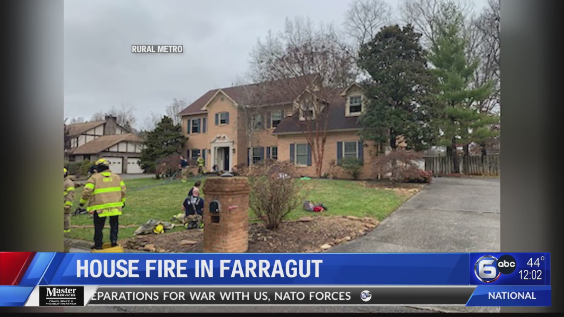 House fire in Farragut – WATE 6 On Your Side
