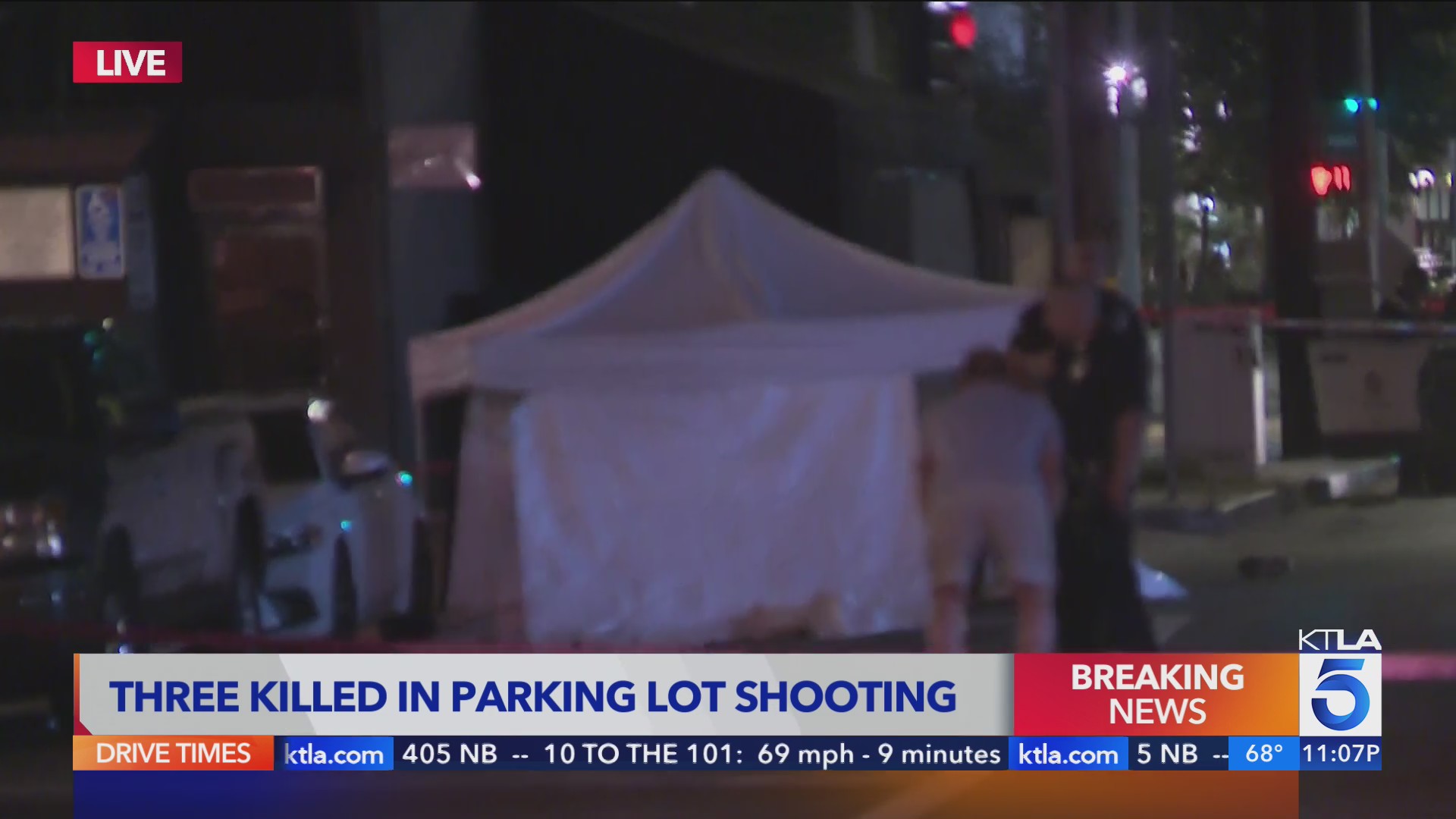 Three people shot in North Hollywood – KTLA