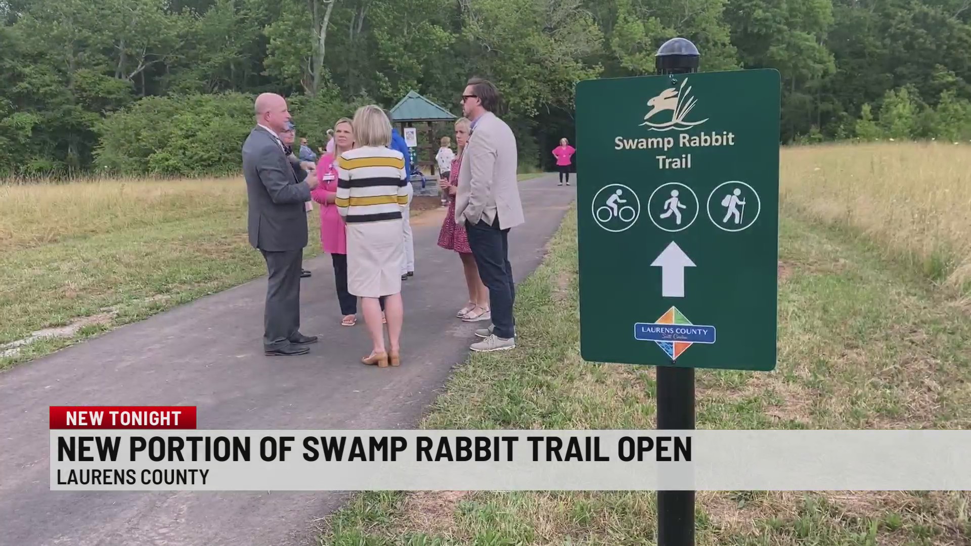 Spring Rabbit Trail Map Laurens County opens its first portion of Swamp Rabbit Trail – WSPA 7NEWS