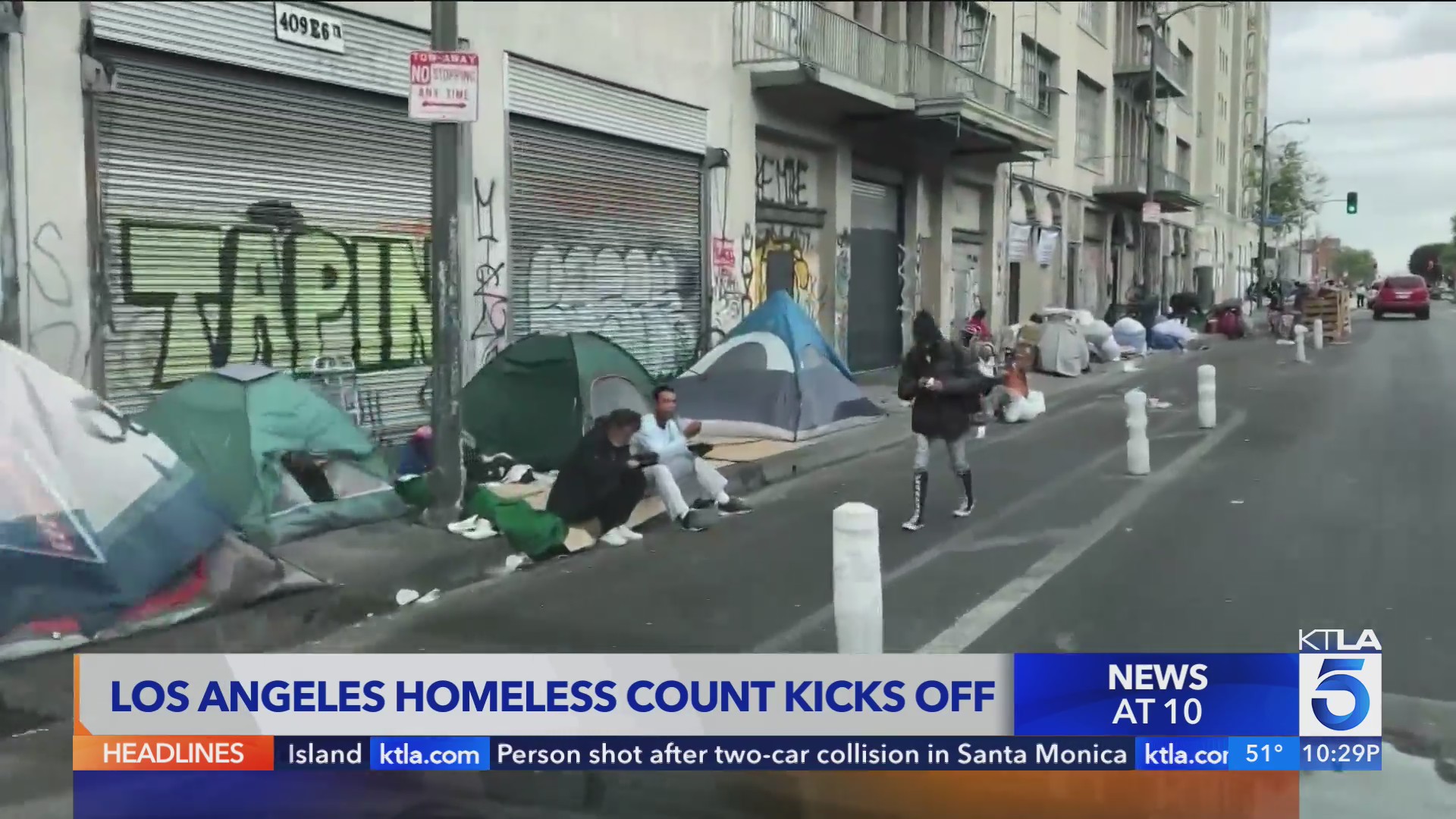 Los Angeles homeless count kicks off – KTLA