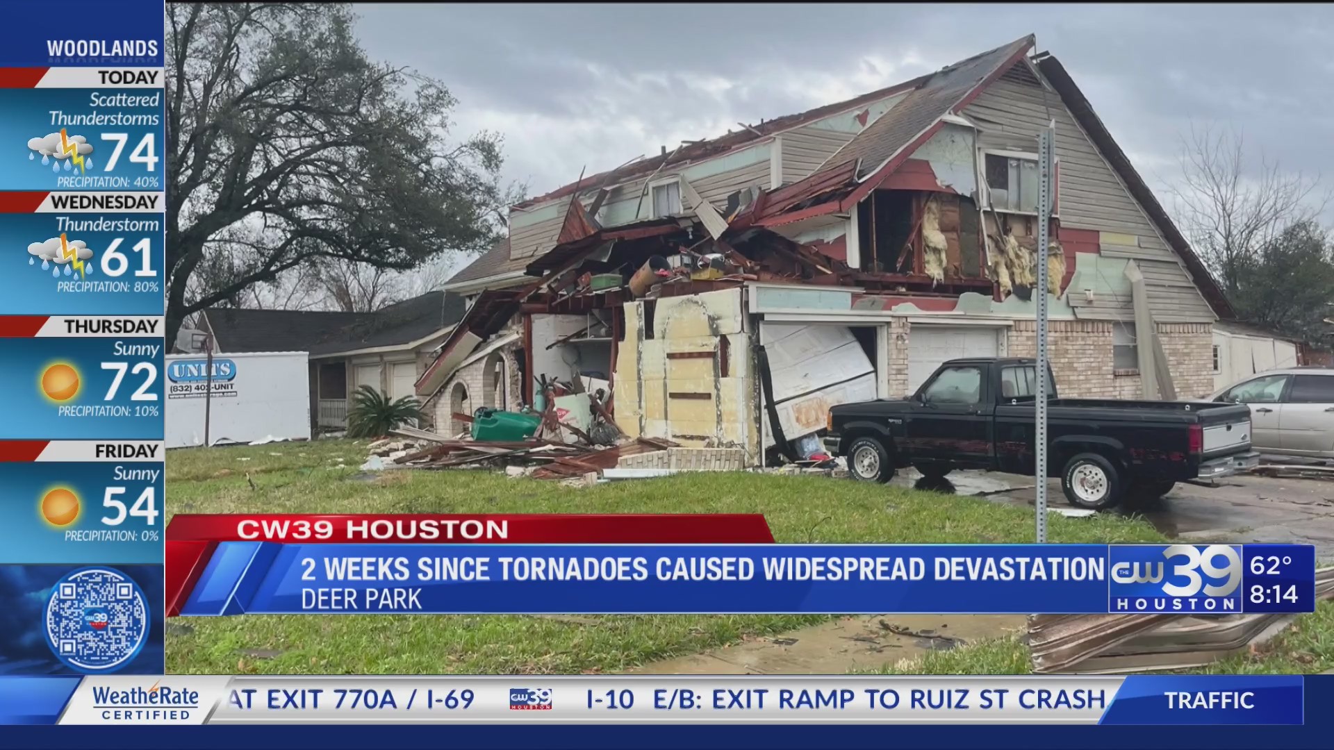 Two weeks since devastating tornadoes – CW39 Houston