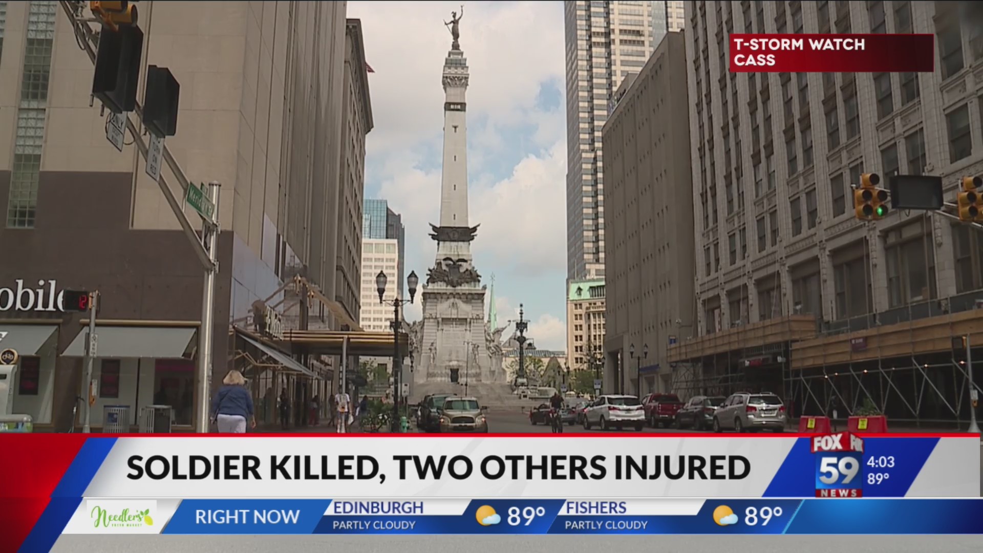 Search continues for killer of Dutch soldier in downtown Indianapolis ...