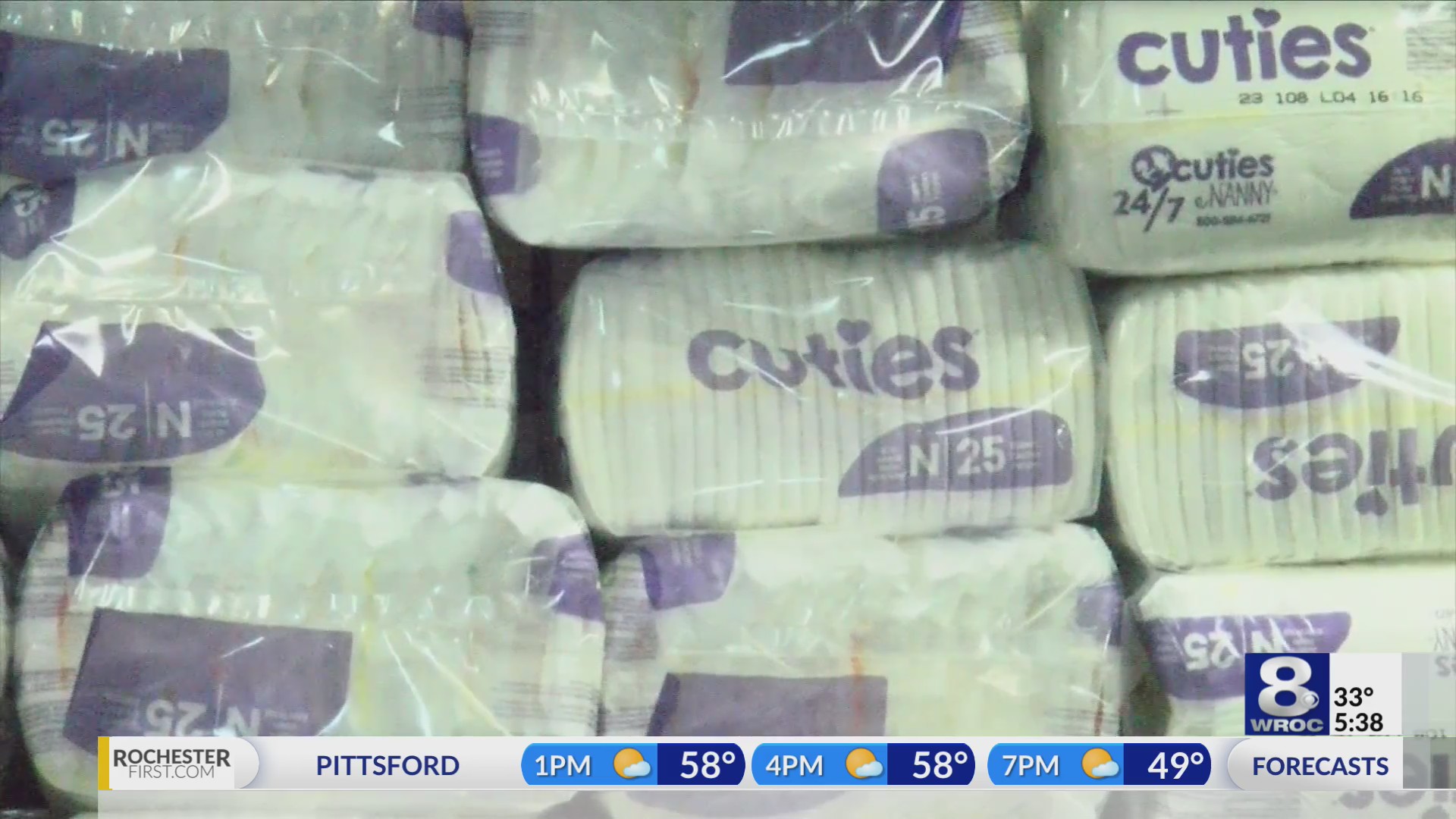 Free diapers provided by The Junior League of Rochester RochesterFirst